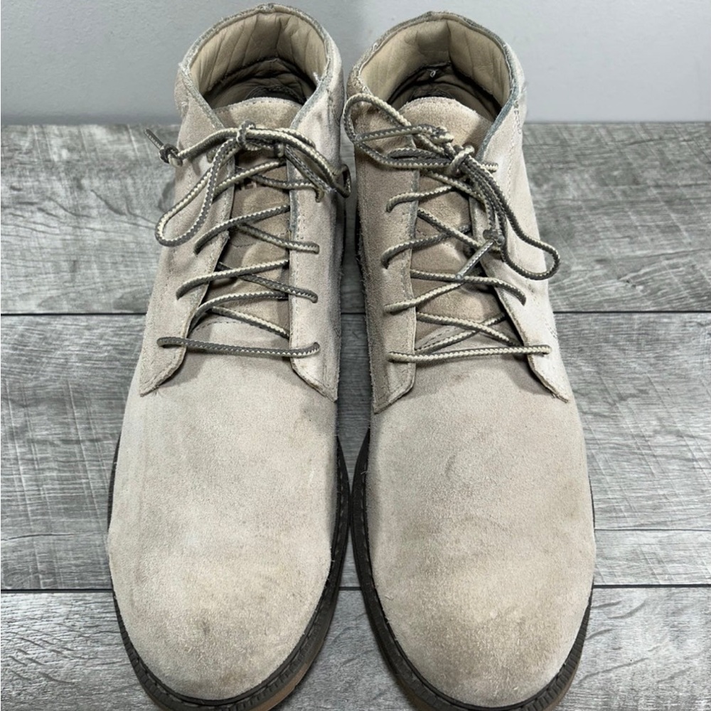 Sorel NM3848 Madson li Chukka Mens Waterproof Sand Tan Leather Booties Boots 9.5 - Picture 3 of 9